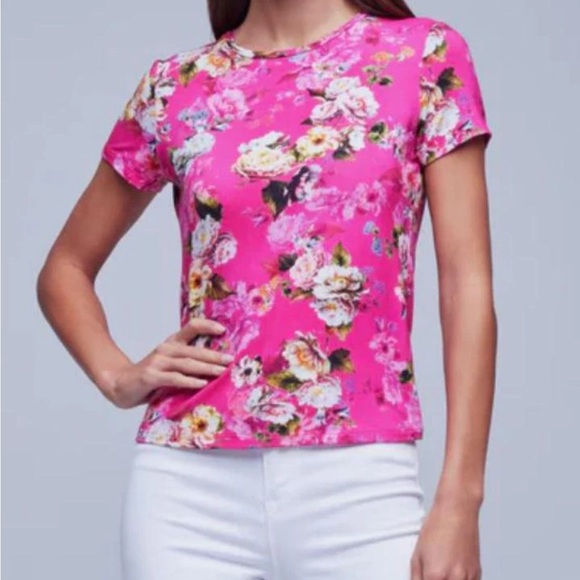 L’angence pink Ressi short sleeve tee - Picture 2 of 4